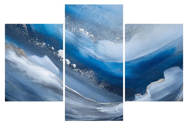 Slika - Apstrakcija oceana (90x60 cm)