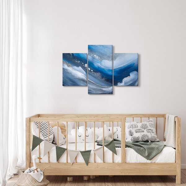 Slika - Apstrakcija oceana (90x60 cm)