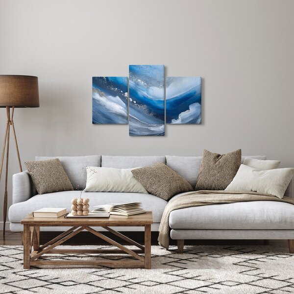 Slika - Apstrakcija oceana (90x60 cm)