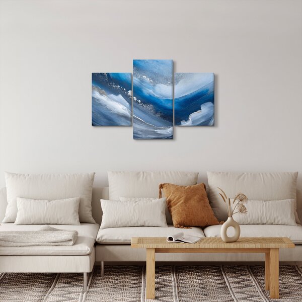 Slika - Apstrakcija oceana (90x60 cm)