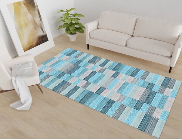 Plavi periv tepih 80x150 cm Hali – Vitaus