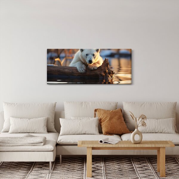 Slika - Polarni medvjed (120x50 cm)
