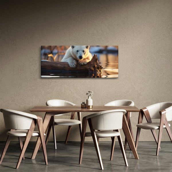 Slika - Polarni medvjed (120x50 cm)