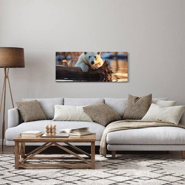 Slika - Polarni medvjed (120x50 cm)