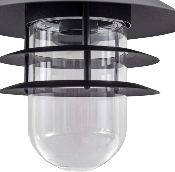 Vanjske Svjetiljka Lindby, Meliora, prigušiv, Crno, Balkon, Metal
