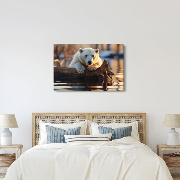 Slika - Polarni medvjed (90x60 cm)
