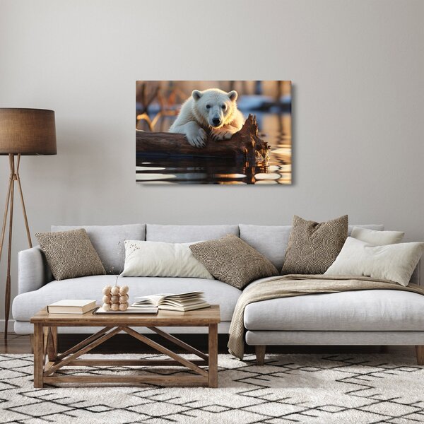 Slika - Polarni medvjed (90x60 cm)