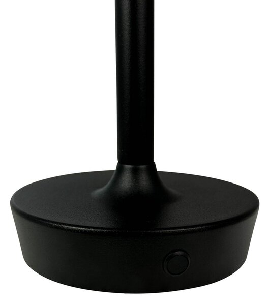 Stolne Lampa Dyberg Larsen, Flow, prigušiv, Crno, Dnevna soba, Metal, Skandinavski