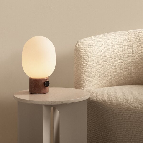 Stolne Lampa Audo Copenhagen, JWDA, prigušiv, Bijela, Dnevna soba, Staklo, Dizajn