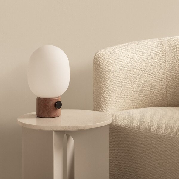 Stolne Lampa Audo Copenhagen, JWDA, prigušiv, Bijela, Dnevna soba, Staklo, Dizajn