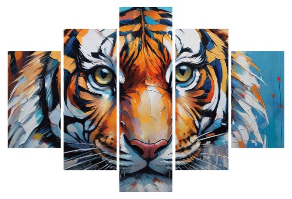 Slika - Pogled na tigra, slika (150x105 cm)