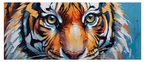 Slika - Pogled na tigra, slika (120x50 cm)
