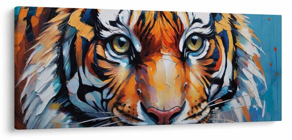 Slika - Pogled na tigra, slika (120x50 cm)