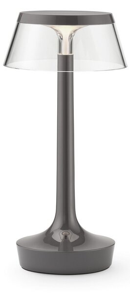 Stolne Lampa FLOS, Bon jour unplugged, prigušiv, Sivo, Područje hodnika, Plastika, Dizajn