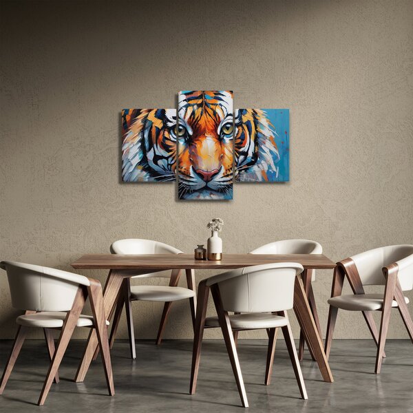 Slika - Pogled na tigra, slika (90x60 cm)