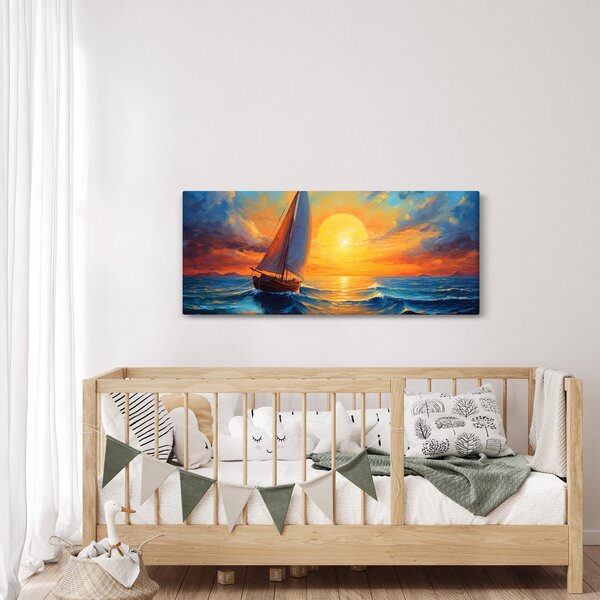 Slika - Jedrilice (120x50 cm)
