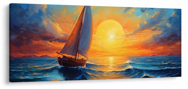 Slika - Jedrilice (120x50 cm)