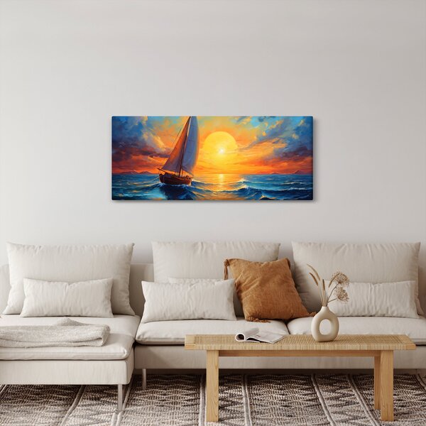 Slika - Jedrilice (120x50 cm)