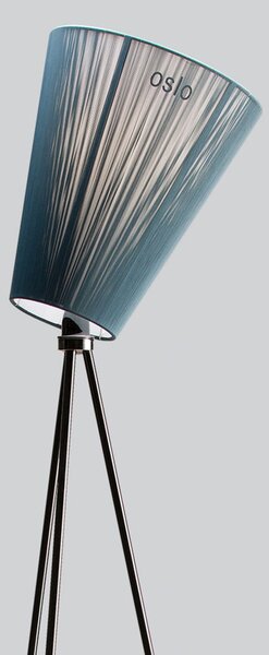 Podne Lampa Northern, Oslo Wood, prigušiv, Crno, Dnevna soba, Tkanina / tekstil, Dizajn