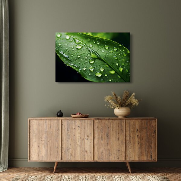 Slika - List poslije kiše (90x60 cm)