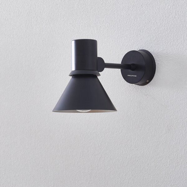 Zidne Svjetiljka Anglepoise, Type 80 W1, Crno, Dnevna soba, Metal, Dizajn