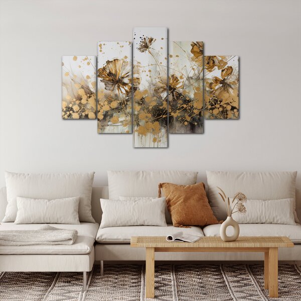 Slika - Apstraktna cvjetna slika (150x105 cm)