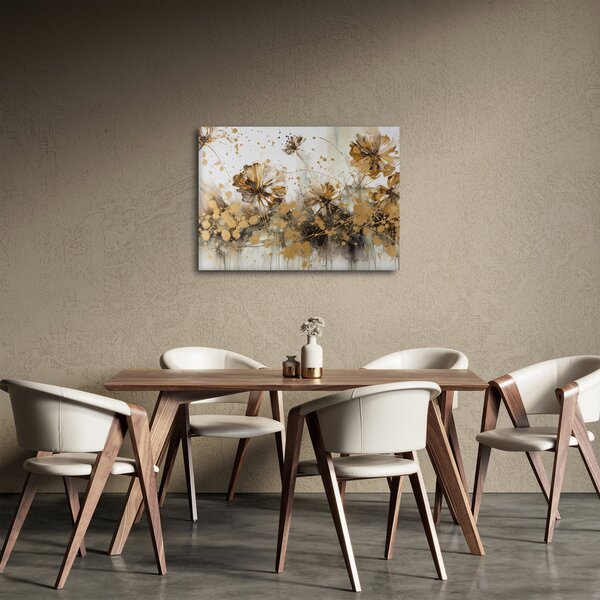 Slika - Apstraktna cvjetna slika (70x50 cm)
