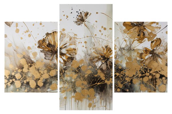 Slika - Apstraktna cvjetna slika (90x60 cm)