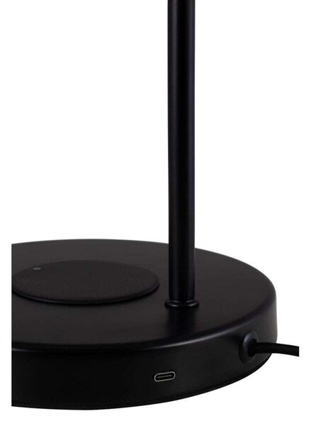 Stolna lampa Hubble Read, crna, USB-C - Globen Lighting