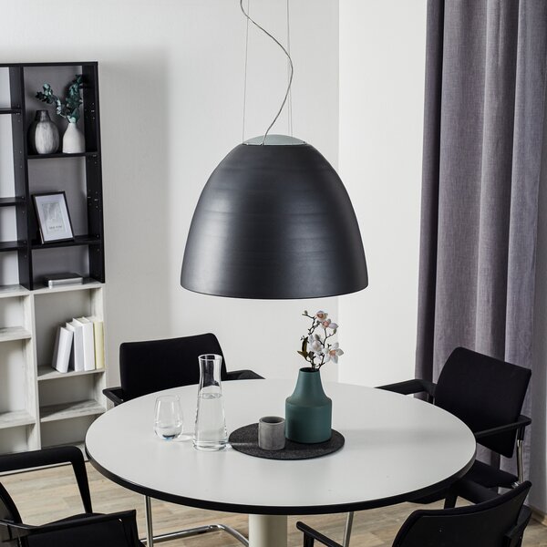Viseće Svjetiljka Artemide, Nur, prigušiv, Crno, Dnevna soba, Metal, Dizajn