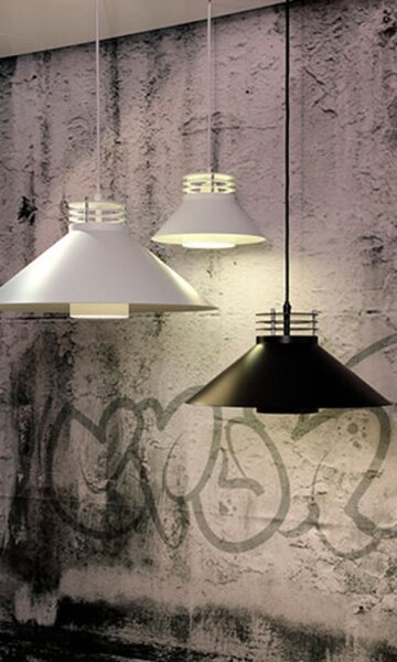 Viseće Svjetiljka CPH Lighting, Bijela, Dnevna soba, Aluminij
