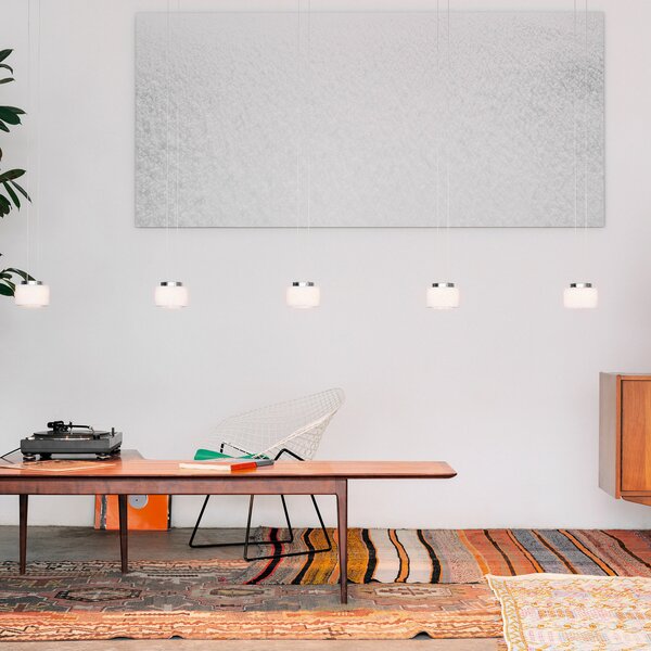 Viseće Svjetiljka Serien Lighting, Reef, prigušiv, Bijela, Dnevna soba, Keramika, Dizajn