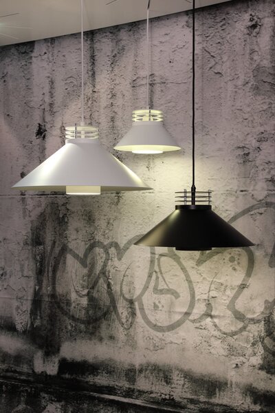 Viseće Svjetiljka CPH Lighting, Bijela, Dnevna soba, Aluminij