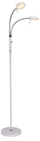 Podne Lampa Halo Design, prigušiv, Bijela, Dnevna soba, Metal