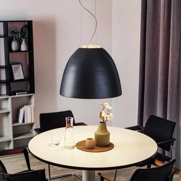 Viseće Svjetiljka Artemide, Nur, prigušiv, Crno, Dnevna soba, Metal, Dizajn