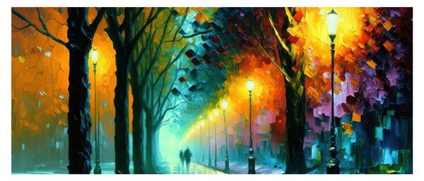 Slika - Noćna šetnja (120x50 cm)
