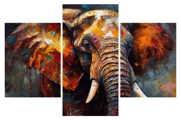 Slika - Slikanje slona (90x60 cm)
