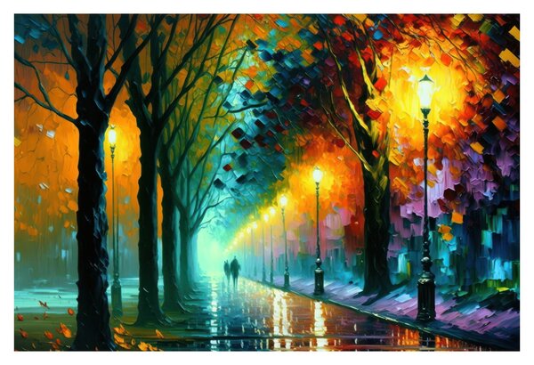 Slika - Noćna šetnja (90x60 cm)