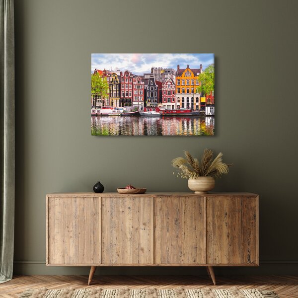 Slika - Amsterdam, plesne kuće (90x60 cm)