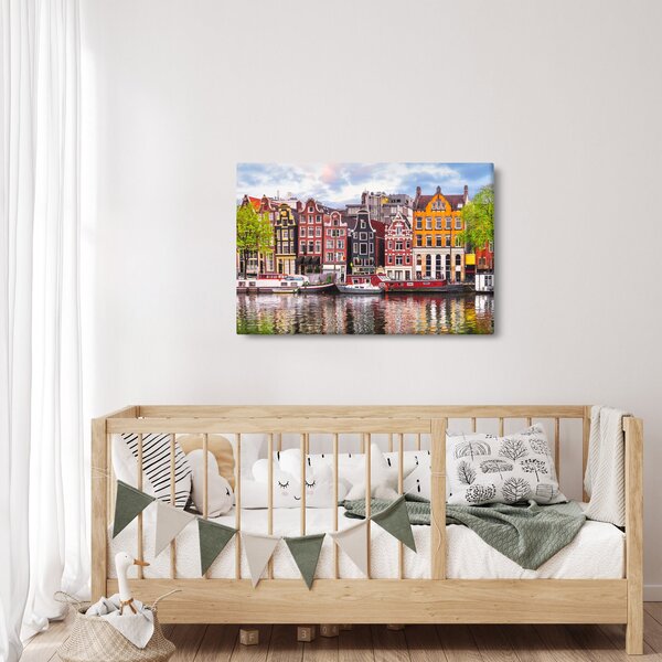 Slika - Amsterdam, plesne kuće (90x60 cm)