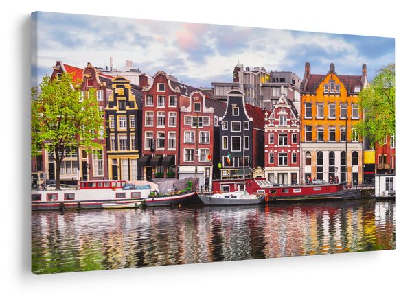 Slika - Amsterdam, plesne kuće (90x60 cm)