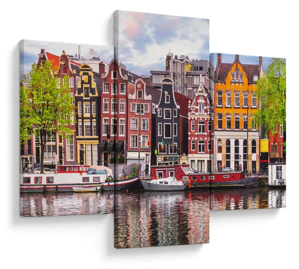 Slika - Amsterdam, plesne kuće (90x60 cm)