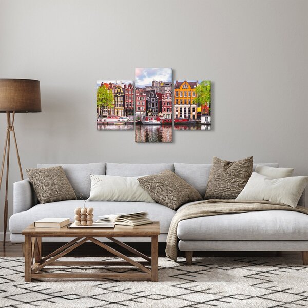 Slika - Amsterdam, plesne kuće (90x60 cm)