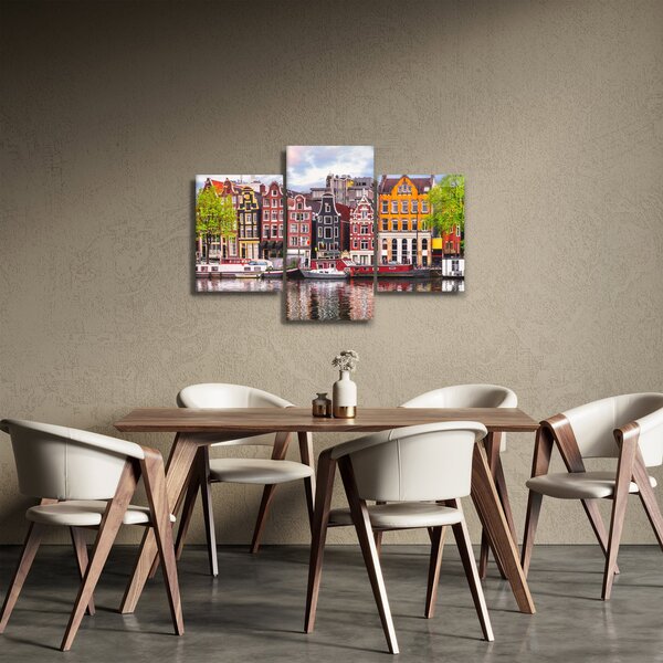 Slika - Amsterdam, plesne kuće (90x60 cm)