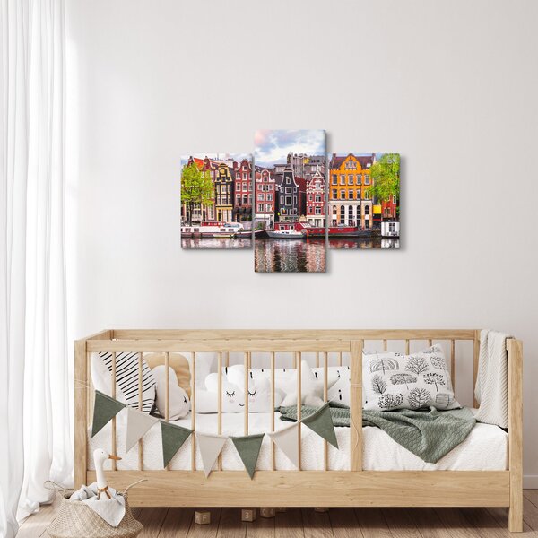 Slika - Amsterdam, plesne kuće (90x60 cm)