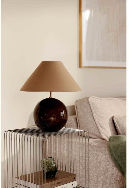 Stolne Lampa Globen Lighting, IRIS, Smeđa / hrđa, Dnevna soba, Staklo, Vintage