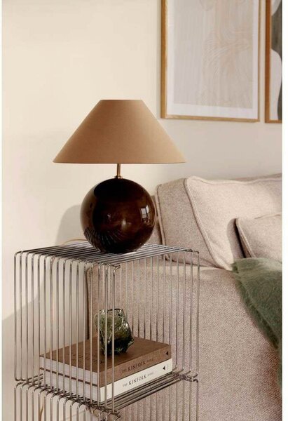 Stolne Lampa Globen Lighting, IRIS, Smeđa / hrđa, Dnevna soba, Staklo, Vintage