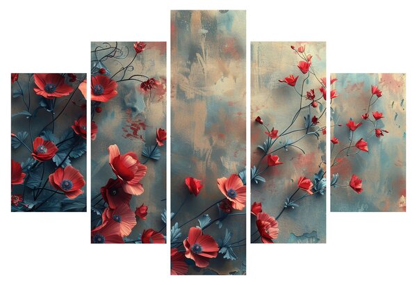 Slika - Vukovi makovi (150x105 cm)