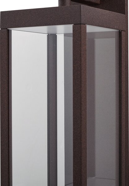 Vanjske Svjetiljka Lucande, Ferdinand, Smeđa / hrđa, Balkon, Aluminij, Moderan