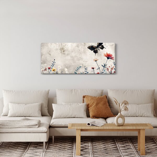 Slika - Livada u betonu (120x50 cm)